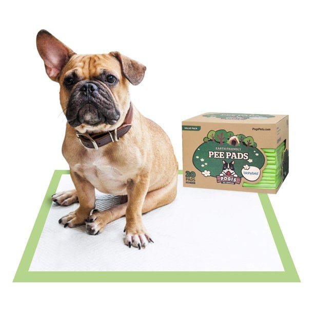 Pogi's Training Pads (20-Count) - Earth-Friendly, Large, Super ...