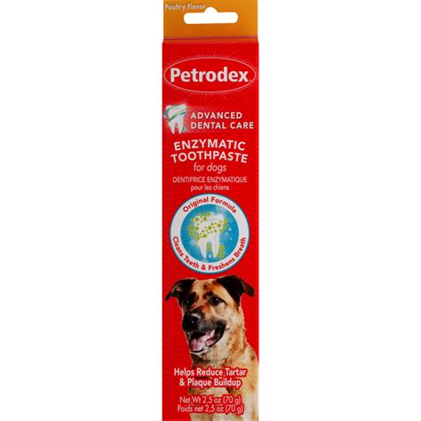 Petrodex Enzymatic Toothpaste, for Dogs (2.5 oz) - Instacart