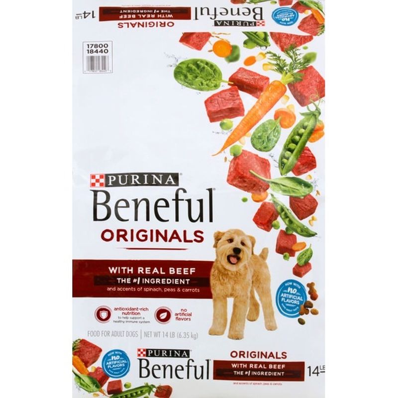 Purina Beneful Real Meat Dry Dog Food, Originals With Farm-Raised Beef ...