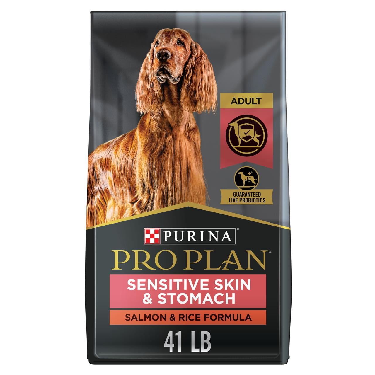 Purina Pro Plan Sensitive Skin and Stomach Dog Food With Probiotics for Dogs, Salmon & Rice ...